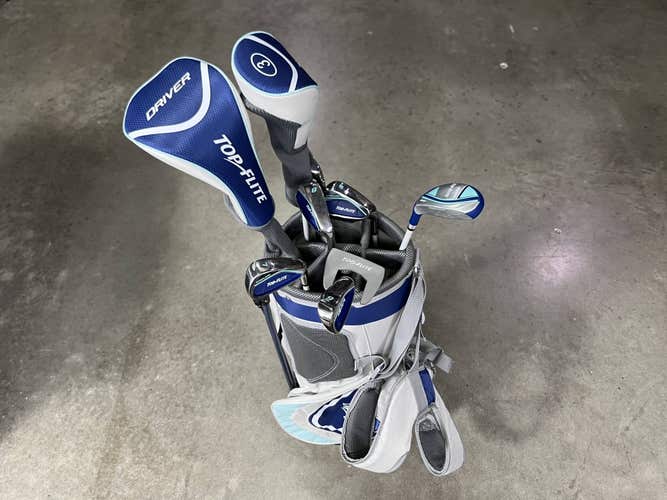 Top Flite Club Set Driver 3W 5H 6-PW Putter Bag Ladies Graphite Womens RH
