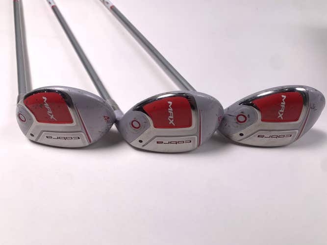 Cobra MAX Hybrid Set 4 5 6 | 23* 26* 29* Matrix White Tie X4 50g Ladies RH