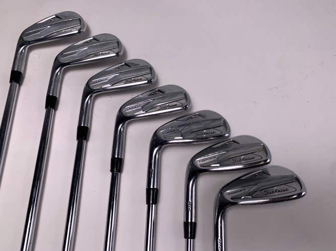 LEFTY Titleist 718 AP2 Iron Set 4-PW True Temper AMT S300 Tour White Stiff LH