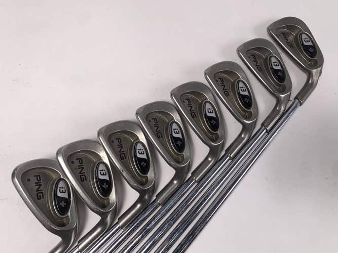 Ping i3 + Iron Set 3-PW Blue Dot 1* Up Regular Steel Mens RH