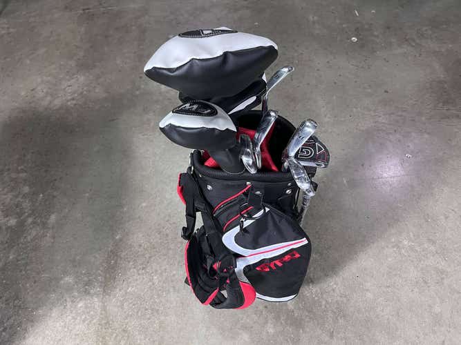 Ray Cook Gyro Club Set Driver 3W 5H 6-PW Putter Bag Uniflex Mens RH HC NEW