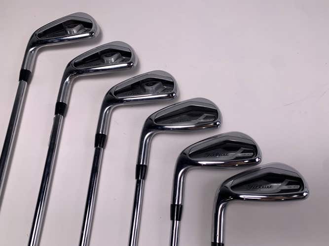 LEFTY Titleist T300 2021 Iron Set 5-PW True Temper AMT R300 Black Regular LH