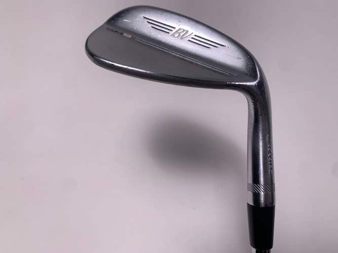 Titleist Vokey SM9 Tour Chrome Wedge 52* 12 Bounce F-Grind Wedge Steel Mens RH