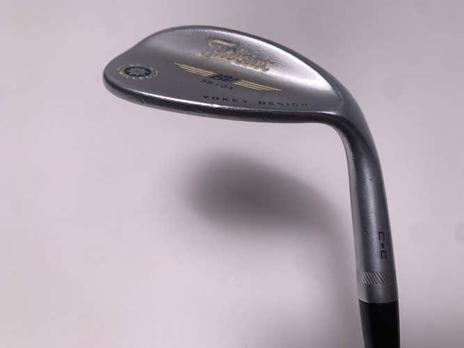 Titleist Vokey Spin Milled CC Chrome Wedge 58* 4 Bounce S200 Wedge Steel Mens RH