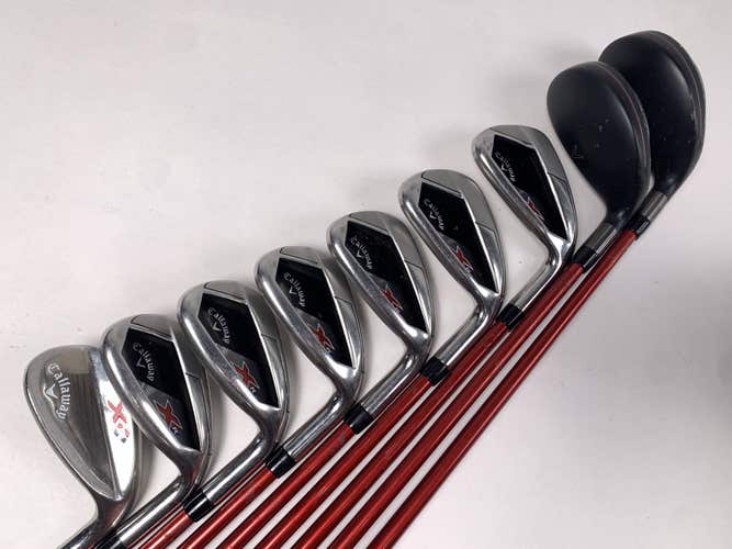 Callaway XR 2023 Hybrid Iron Set 4H-5H 6-PW+GW+SW XR 70g Regular RH HC