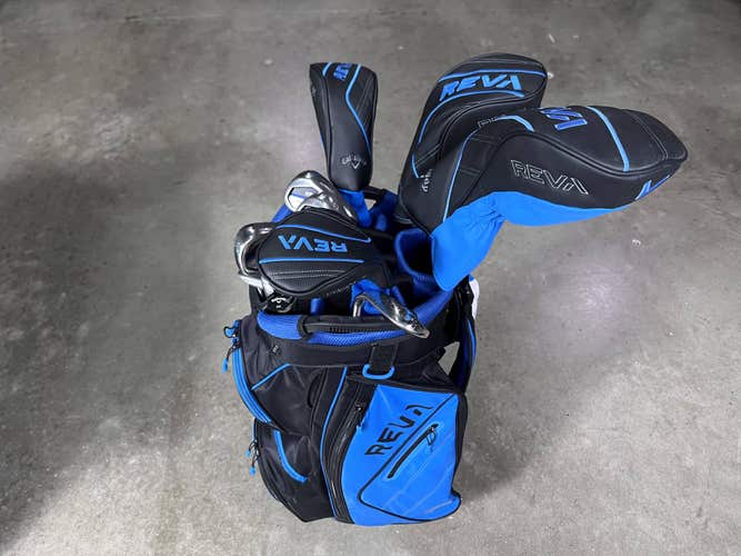 Callaway REVA Club Set Driver 3W 5H-6H 7-SW Putter Ladies Graphite Womens RH Bag