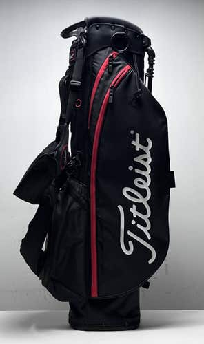 Titleist Players 4 Stand Bag Black 4-Way Divide Dual Strap Golf Bag