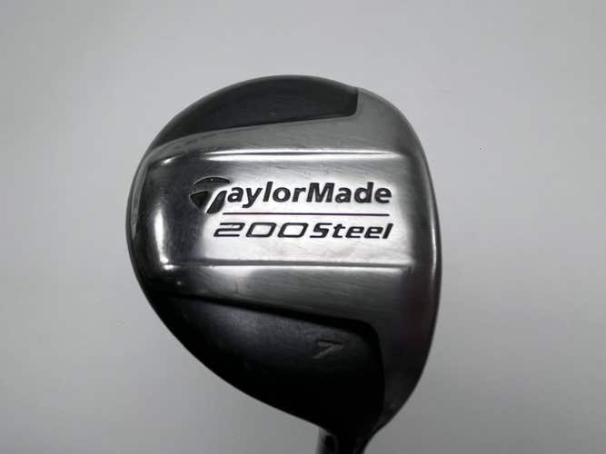 TaylorMade 200 Steel 7 Fairway Wood 21* Lite 80g Regular Graphite Mens RH
