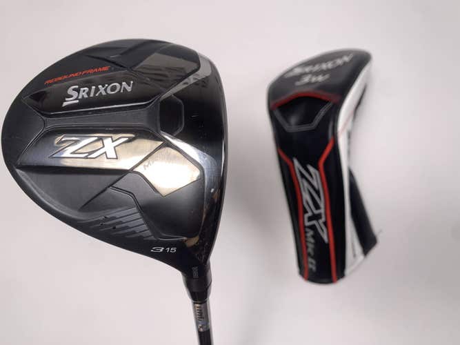Srixon ZX MKII 3 Fairway Wood 15* HZRDUS RDX Smoke Red 6.0 60g Stiff Mens RH HC