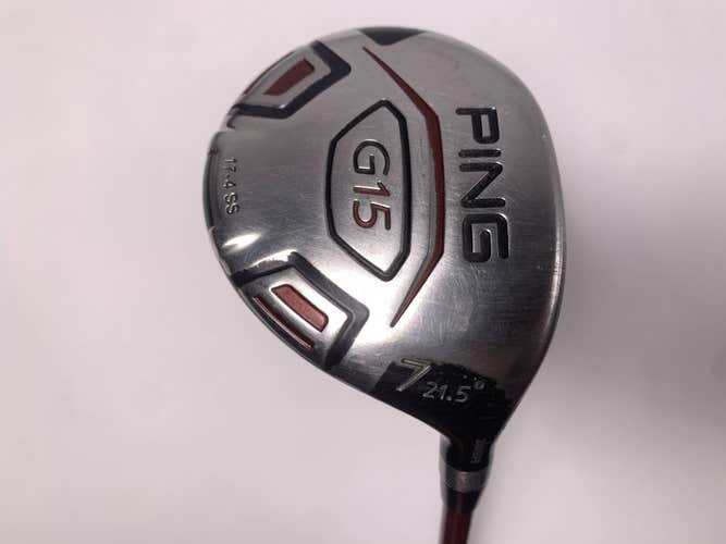 Ping G15 7 Fairway Wood 21.5* TFC149 Soft Regular Senior Graphite Mens RH
