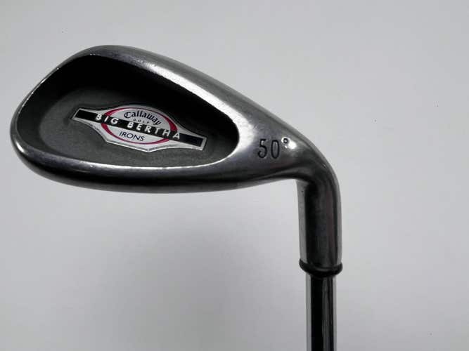 Callaway Big Bertha 2002 Gap Wedge GW 50* Uniflex Steel Mens RH