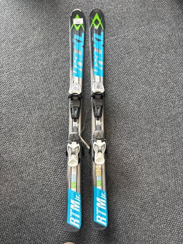 Volkl RTM Jr 120 cm Skis With Marker 4.5 Bindings (Used)