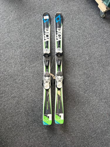 Volkl RTM Jr 120 cm Skis With Marker 4.5 Bindings (Used)