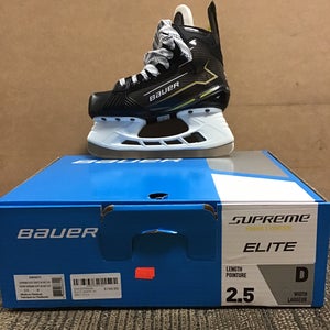 Bauer Supreme Elite Hockey Skates Regular Width Size 2.5 (New)