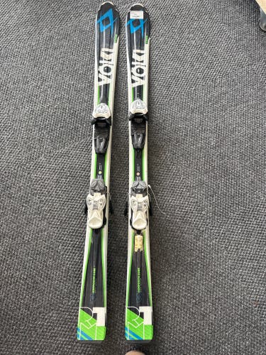 Volkl RTM Jr 130 cm Skis With Marker 4.5 Bindings (Used)