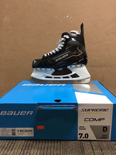 2024 Bauer S24 Supreme Comp (SMU) Hockey Skates Regular Width 7 (New)