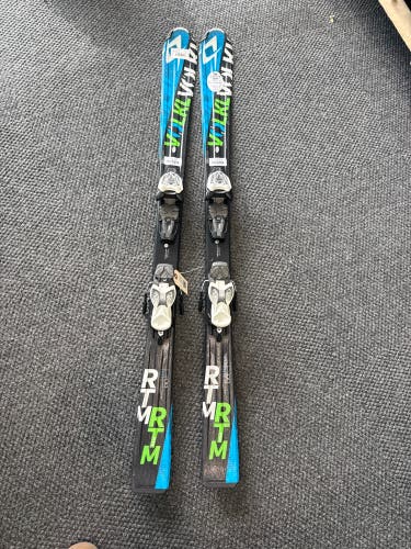 Volkl RTM Jr 130 cm Skis With Marker 7.0 Bindings (Used)