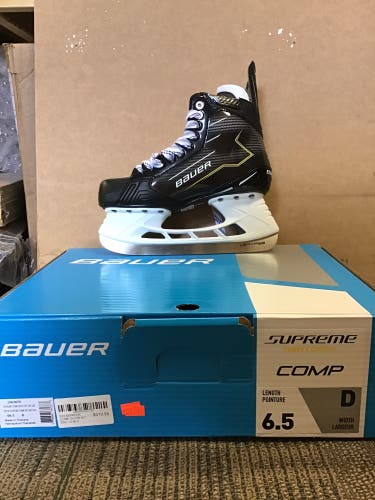 2024 Bauer S24 Supreme Comp (SMU) Hockey Skates Regular Width 6.5 (New)