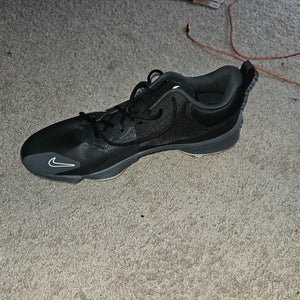 Black Size 13.0 (W 14.0) Adult Nike Low Top Metal (New)