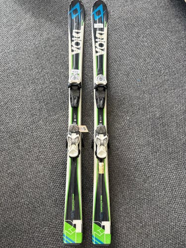 Volkl RTM Jr 140 cm Skis With Marker 4.5 Bindings (Used)