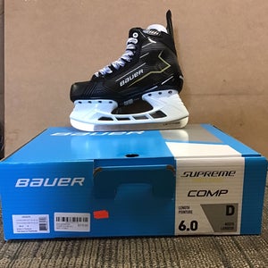 2024 Bauer S24 Supreme Comp (SMU) Hockey Skates Regular Width 6 (New)