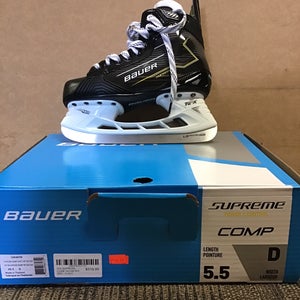 2024 Bauer S24 Supreme Comp (SMU) Hockey Skates Regular Width Size 5.5 (New)
