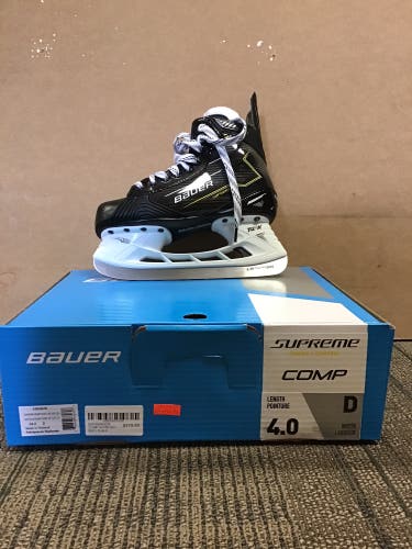 2024 Bauer S24 Supreme Comp (SMU) Hockey Skates Regular Width Size 4 (New)