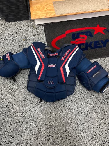 Large Vaughn Ventus SLR2 Pro Carbon Goalie Chest Protector Pro Stock (Used)