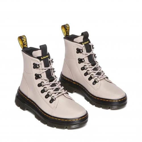 Dr. Martens Combs 31196348 Boot Women's 5 Beige Poly Twill 8-Eyelet Lace HTAT484