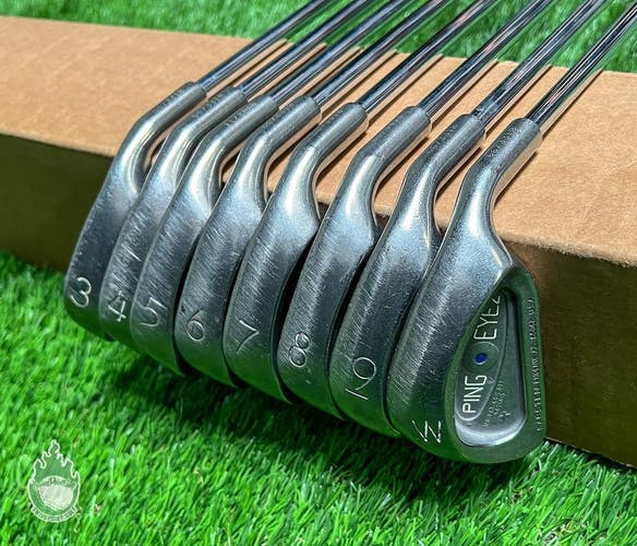 Used RH Ping Blue Dot Eye 2 + Irons 3-PW TT Lite Senior Flex Steel Golf Set