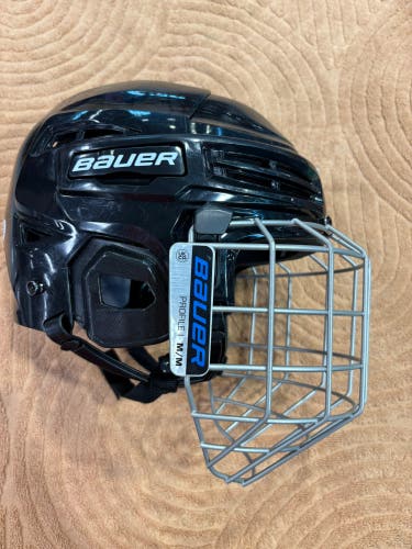 Black Medium Bauer IMS 5.0 Helmet (Used)