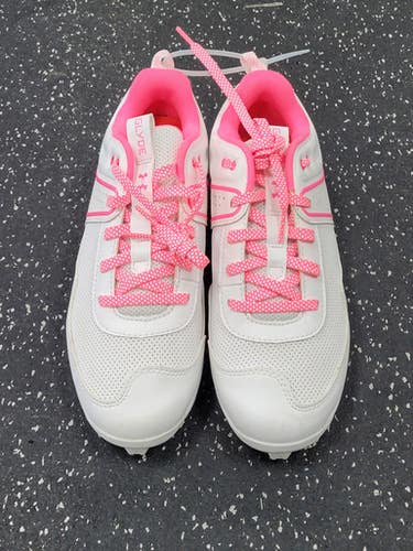 Used Under Armour GLYDE BB/SB Cleats White Senior 5 11849-S000038988