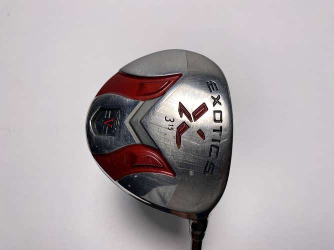 Tour Edge Exotics XCG-V 3 Fairway Wood 15* Graphite Design Tour AD 68g Stiff RH