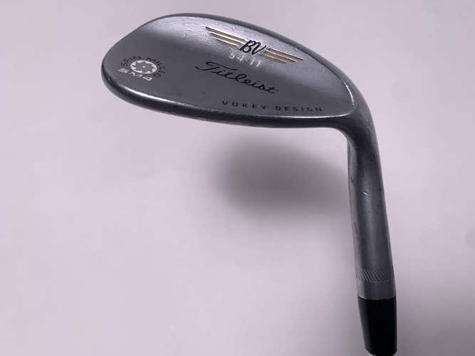 Titleist Vokey Spin Milled SM4 Chrome Wedge 54* 11 Bounce Wedge Steel Mens RH
