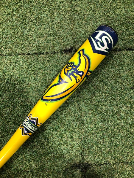 2025 Louisville Slugger Savannah Bananas Alloy Bat USABat Certified (-10) Alloy 21 oz 31" (Used)