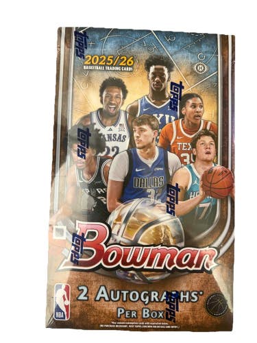 2025-2026 TOPPS BOWMAN BASKETBALL HOBBY BOX (Sealed In Hand)