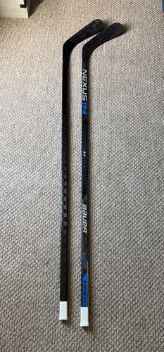 2 pack RH hockey sticks. Bauer nexus 1N Pro Stock Sticks Zegras curve