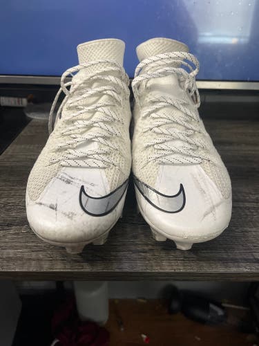 Unisex Size M 9.5 (W 10.5) Nike Vapor Untouchable 2 High Top Detachable Cleats (Used)