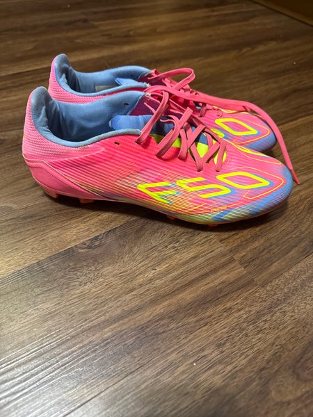 Pink Men's Size M 9.5 (W 10.5) Adidas F50 adizero Molded Cleats Cleats (Used)