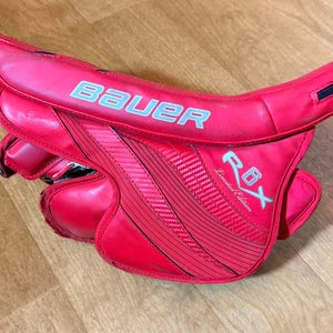Bauer RX6 LE Regular Senior goalie Blocker red (Used)