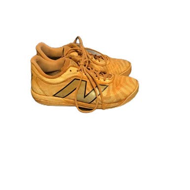 Used New Balance 4040v8 Youth Rubber-Molded Baseball Cleats White Junior 06 11730-S000070916