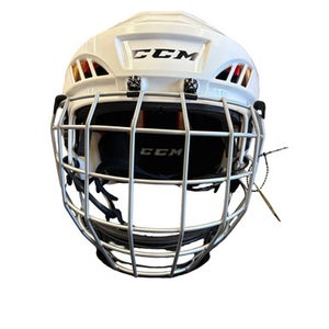 Used CCM 50 Helmet Cage Combo White MD 10299-C000308923