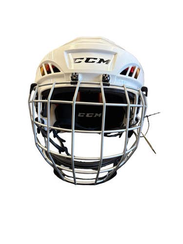 Used CCM 50 Helmet Cage Combo White MD 10299-C000308923