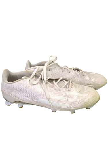 Used Adidas ADIZERO Adult FB Cleats White Senior 11 11862-S000093634