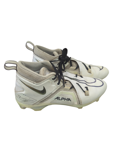 Used Nike CT6649-105 Adult FB Cleats White Senior 11 11862-S000093665