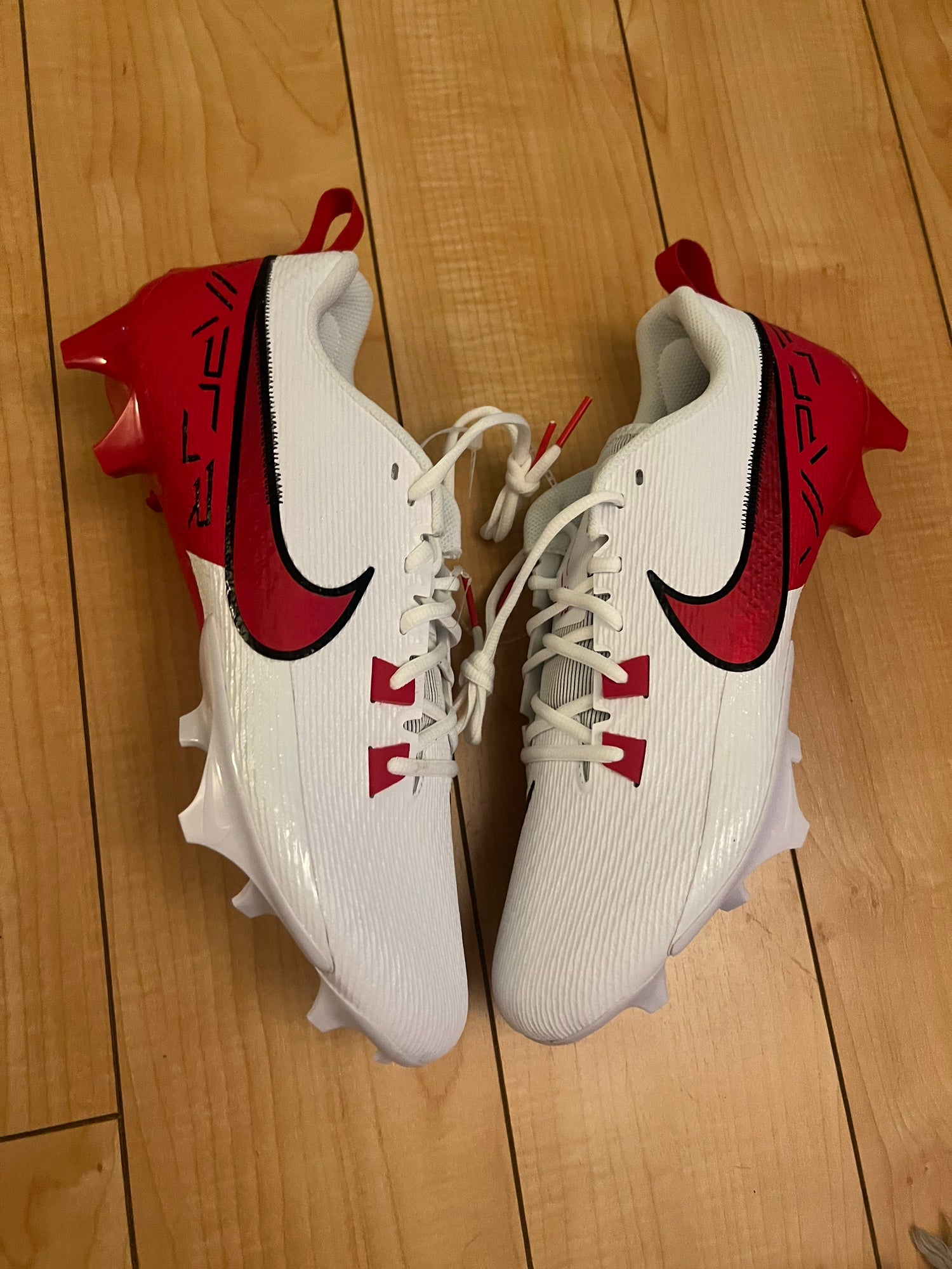Nike Vapor Edge Speed 360 2 TB Football Cleats White Red  display picture 3