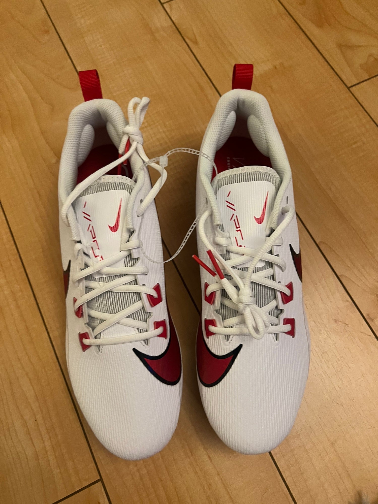 Nike Vapor Edge Speed 360 2 TB Football Cleats White Red  display picture 1