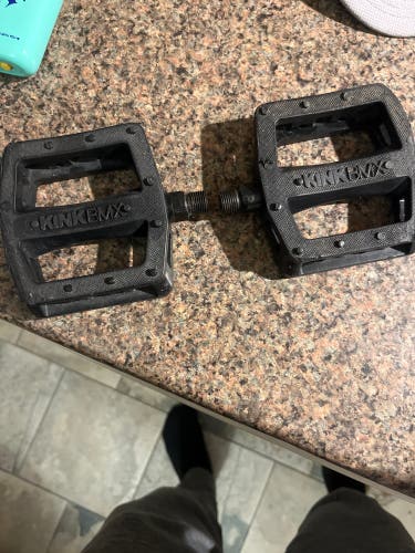 Kink Industries BMX Black Bike Pedals(Used) FREE SHIPPING IN US