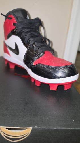 Red Men's Size M 7.0 (W 8.0) Adult Air Jordan High Top (Used)