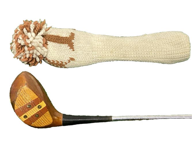Burke Aristocrat Persimmon Driver 1-Wood RH Men's Steel 42" Victory Cord Grip HC